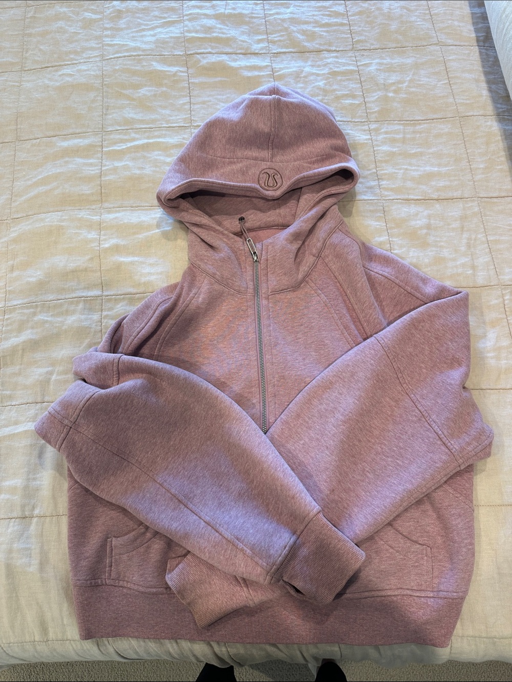 Lululemon Athletica Mauve Half-Zip Hoodie